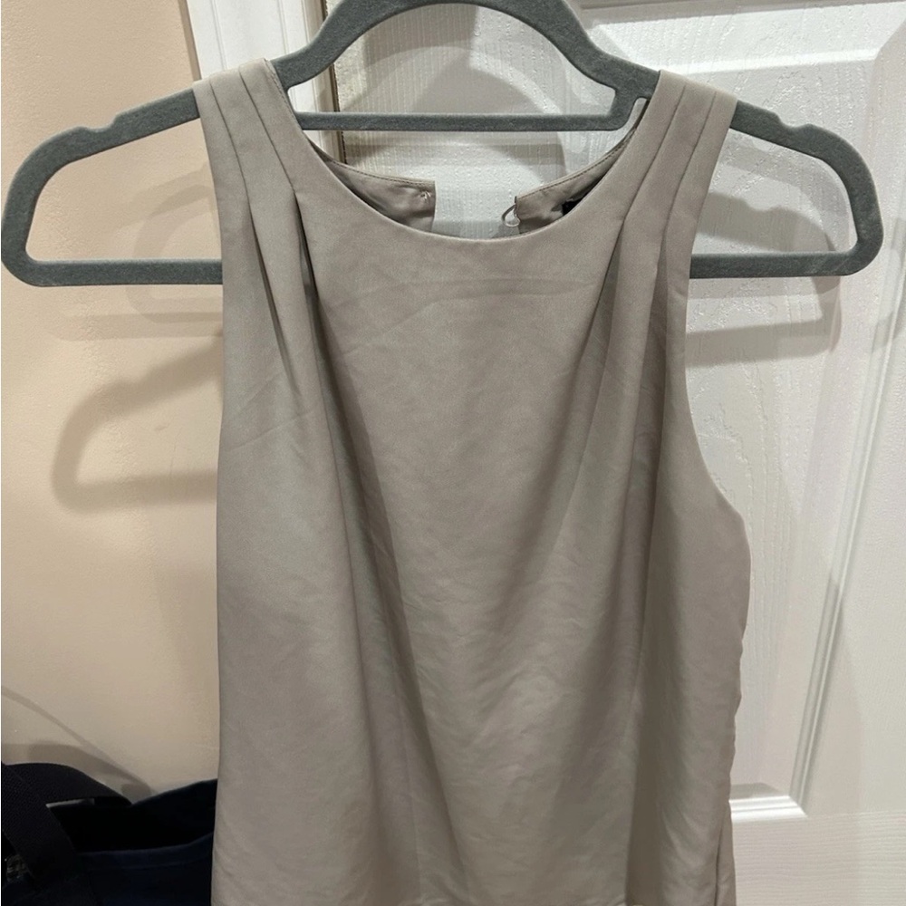 Banana Republic Beige Sleeveless Top